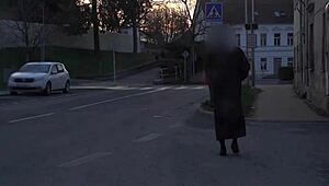 Sexy brunette in fishnets confesses love for rough deepthroat to preacher.