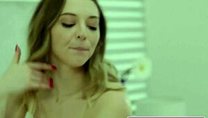 Sensual busty lesbian teens lily larimar and lumi ray get their pussies licked by naughty friends