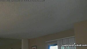 watching the neighbor get intimate at home from pov