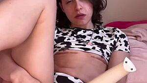 Orgasmic Solo Masturbation In Lingerie