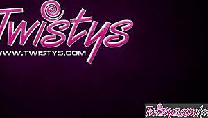 Kortney Kane Passionately Kisses Brunette In Mirror Lingerie Scene!