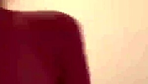 this amateur couple cums twice on webcam, showing pussy and ass in public