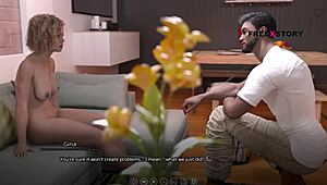 Wow! Vampire Prince Atlas Bangs Gina Doggy Style After Blowjob!