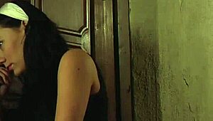 slave's gift mistress prepares slave's strapon for herself