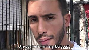 amateur young straight twink latino first gay sex with stranger for cash pov 😏