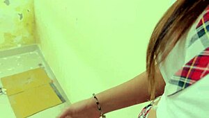 Desi Indian teen sneaks out for back side fucking outdoors with dirty talk!