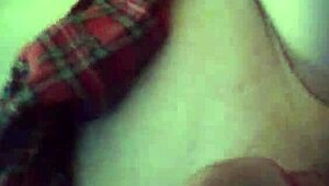 Slut in hardcore action with intense fucking and cumshot