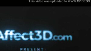 Futanari fantasy in 3D animation