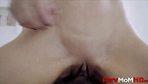 Skinny big tits milf stepmom mckenzie lee has sex with stepson in pov, reaching orgasm with monster cock