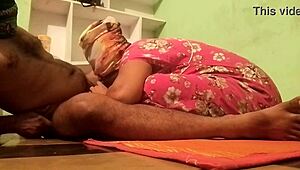 Young desi bhabhi enjoys passionate sex with her partner in lingerie