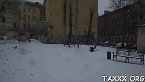 Young teen gets fucked and sucks cock on camera