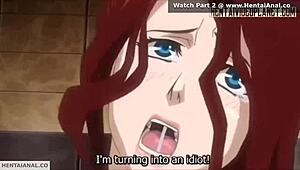 Hentai Redhead Wet From Anal!
