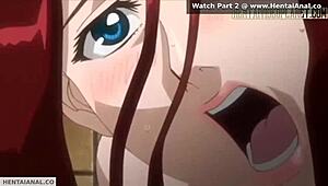 Hentai Redhead Wet From Anal!