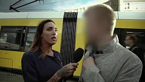 a skinny german blonde couple picked up from the street for a wild camera fuck. they get down hard in high definition.