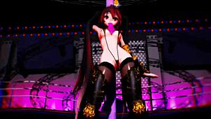 Watch the Princess Knight Zatsune's Erotic Squatting Dance?