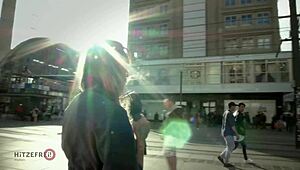 a skinny german blonde couple picked up from the street for a wild camera fuck. they get down hard in high definition.