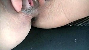 Helena price eats claire black's shaved pussy while driving around the town