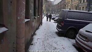 Young teen gets fucked and sucks cock on camera