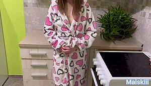 Cute Petite Girl Maiskii Fingers Tight Pussy After School