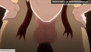 Hentai Redhead Wet From Anal!