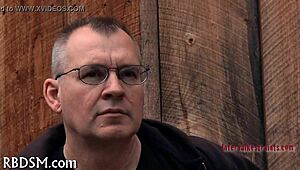 Caged babe, are you ready for some rough satisfying action?