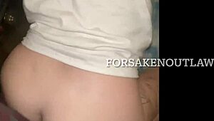 Bent over lesbian enjoys foot fetish and doggystyle sex with muscular black partner