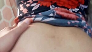 During the carnival, I engage in sexual activity with my large-breasted stepmother, penetrating both her vagina and anus, in a homemade amateur video featuring a stepmother and stepson