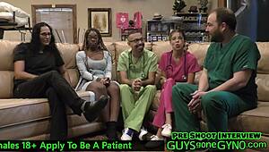 Cum clinic extraction with naked doctor Angel Ramiraz