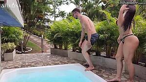 Wow, I seduced inexperienced Brian Evansx to bang me at home, SilvanaLee!