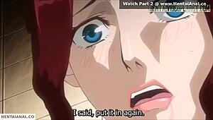 Hentai Redhead Wet From Anal!