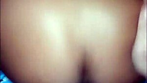 Latina Brunette Teases Husband Outdoors Until Guard Watches Climax