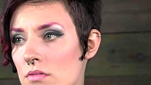 i love fingerfucking this restrained sub's wet cunt with toys, she's so submissve