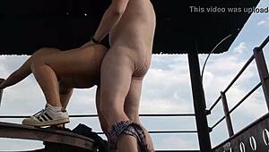 First Time Outdoor Public Sex with My Cute Indian Girlfriend’s Big Ass Creampie