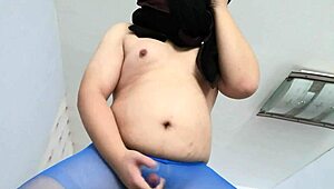 Gay boy in silk stockings gets fucked hard