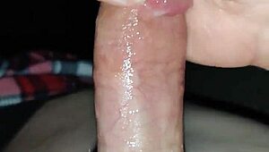 Edging my throbbing cock with vaseline?