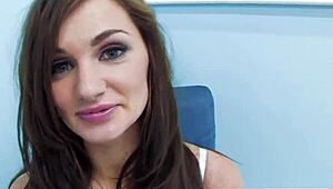 Lily's Thrilling Choice to Embrace a Huge Cock with Bruce's Eager Help