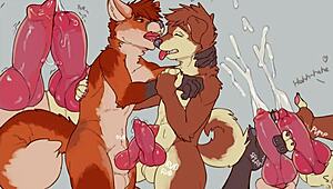amazing gay furry frottage compilation!