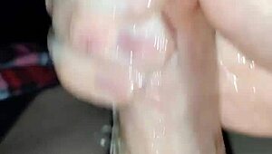 Edging my throbbing cock with vaseline?