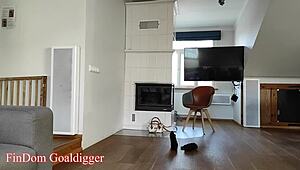 Boldly Lick Cum from Arabic Sheikh's Circumcised Penis