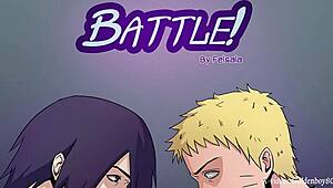 naruto hentai contrasts monsters milking amazing comics in cartoon porn scenes.