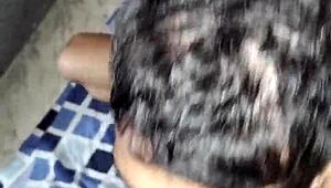 Outdoor Gloryhole Action with Massive Black Cock Swallowed