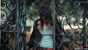 Victoria Voxxx finds a used condom