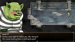 Karryn en Prisión Hentai: Baile striptease travieso episodio 10