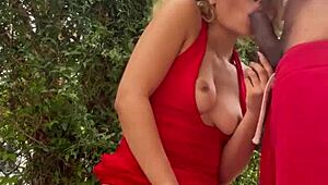 Destiny Cruz Caught in a Steamy Backyard Encounter