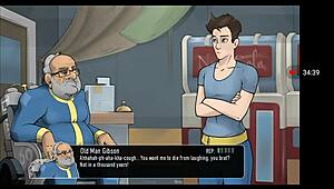 deep vault 69 hentai game featuring fallout parody elements