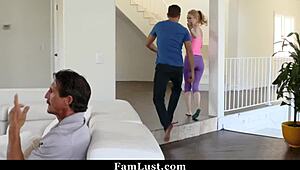 ugh, i'm so horny, seducing my stepson since husband ignores me
