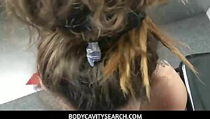 Security Guard Rips Clothes Off Kinky Shoplifter For Fucking