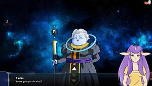 Dragon Ball Divine Adventure Part 55: Caulifla in Japanese Game Hentai