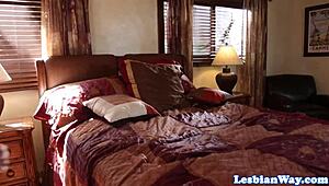 petite lesbian beauties finger each other