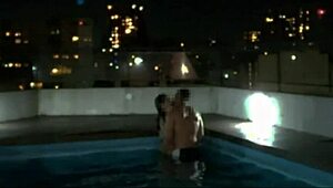 the water wasnt enough so we had sex in the pool my first time